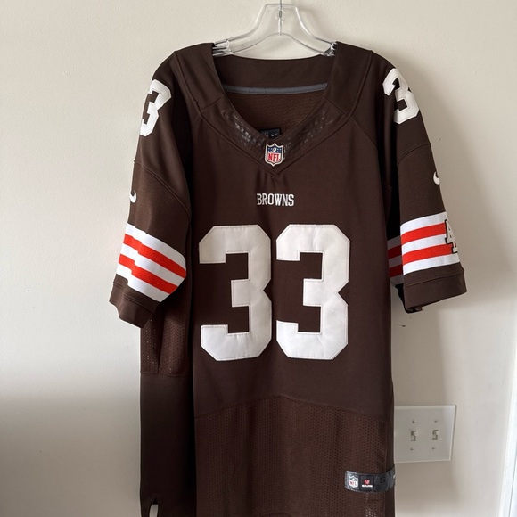 NFL Other - MEN’S NIKE CLEVELAND BROWNS AUTHENTIC DAWG POUND #33 JERSEY SZ 52 - NWOT